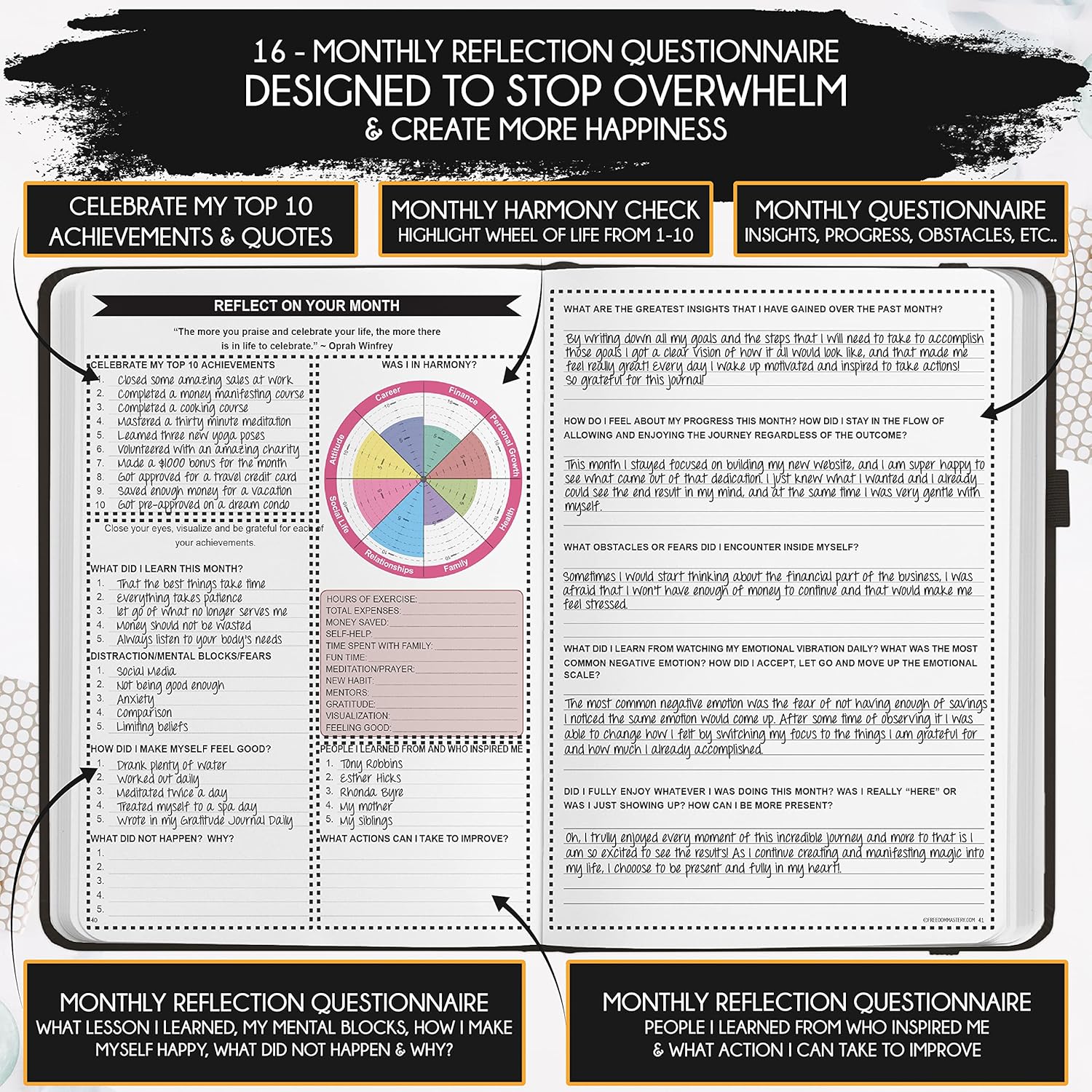 2025-2026 Planner Weekly and Monthly | 16-Month Life Planner to Increase Focus & Productivity | Reduce Overwhelm & Achieve Your Biggest Goals | Include Gift Box & Stickers | Sep 2025-Dec 2026