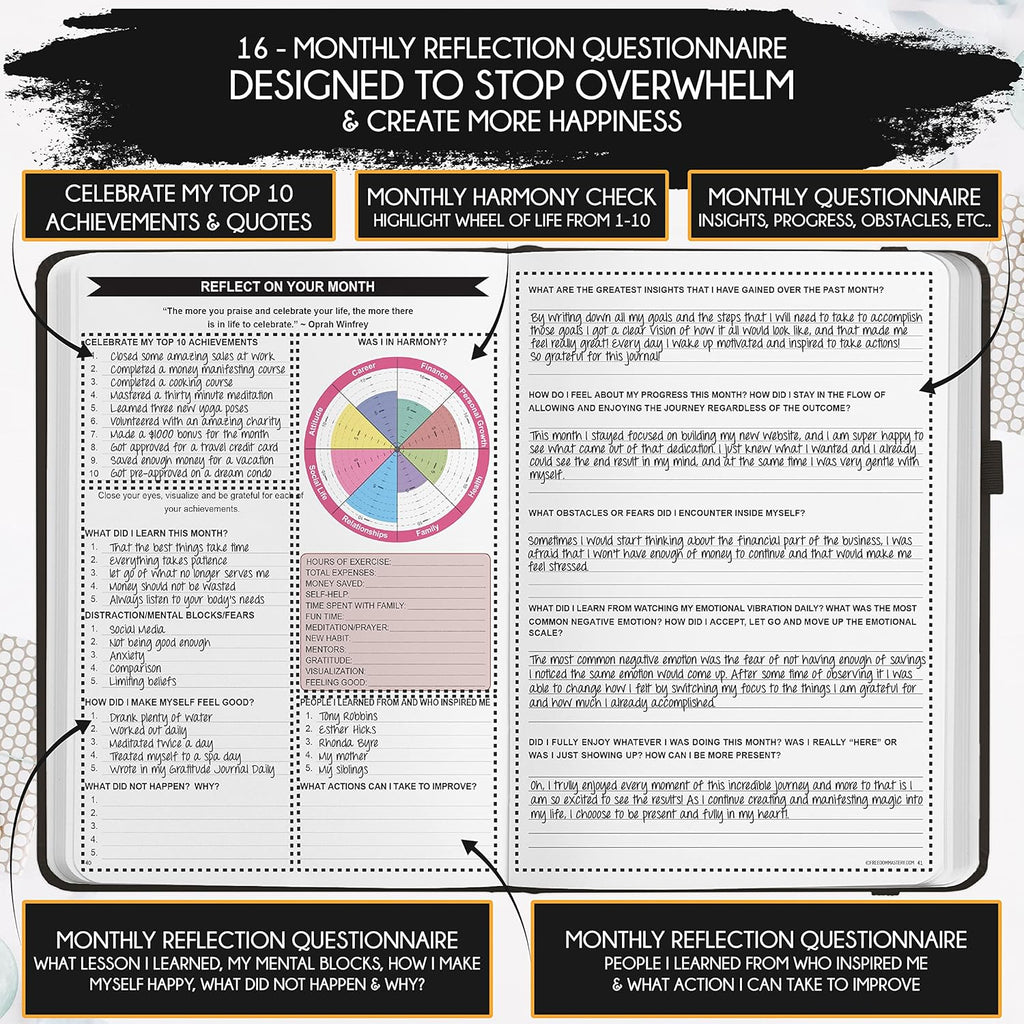 2025-2026 Planner Weekly and Monthly | 16-Month Life Planner to Increase Focus & Productivity | Reduce Overwhelm & Achieve Your Biggest Goals | Include Gift Box & Stickers | Sep 2025-Dec 2026