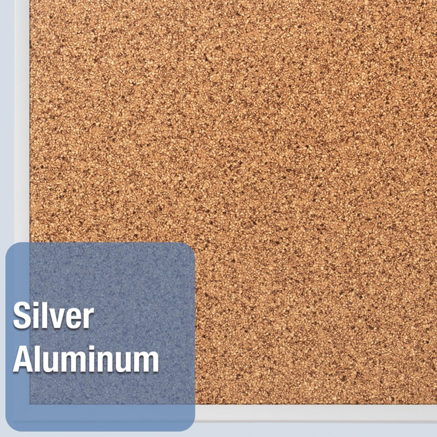 Quartet Standard Aluminum Frame Cork Bulletin Board, 60” x 36” (2305)