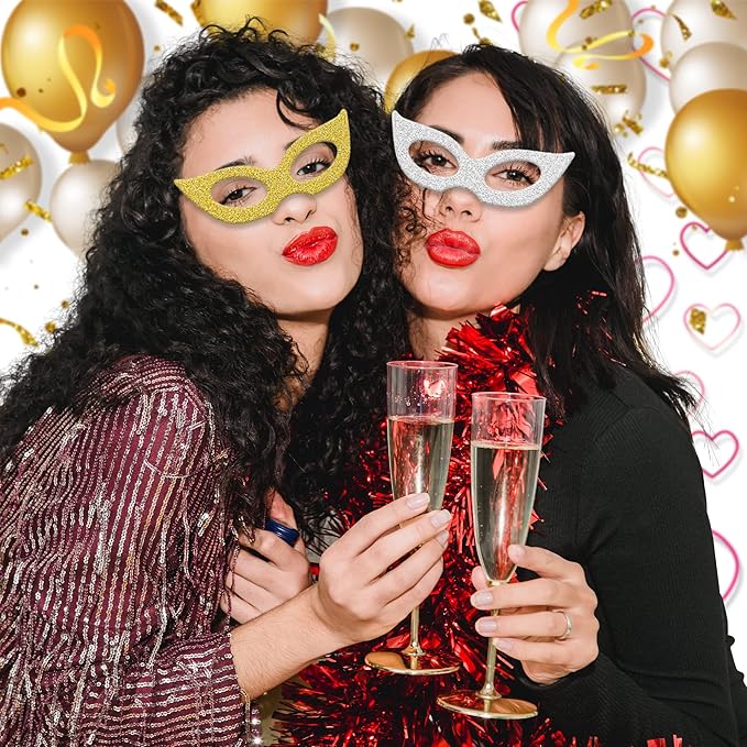 24 Sheets Silver Glitter Cardstock Paper, A4 Premium Sparkly Paper for Scrapbook, DIY Projects, Party Decoration, Gift Box Wrapping 250GSM/92lb