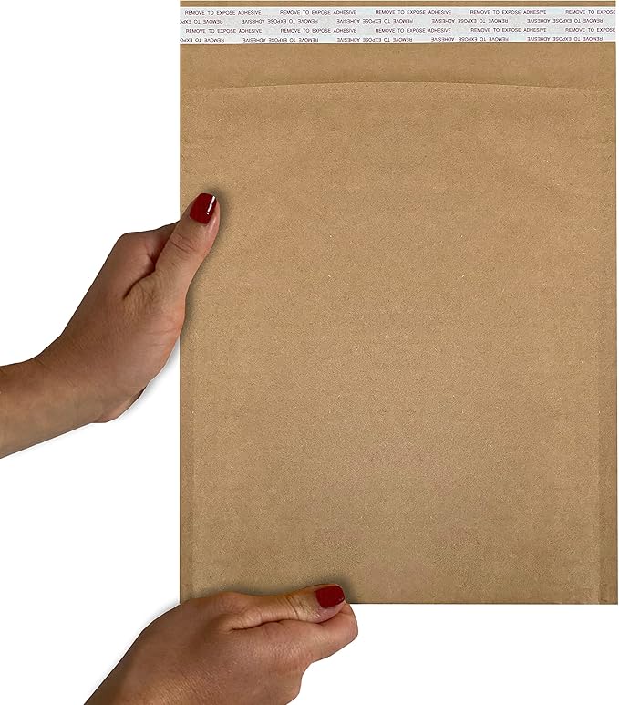 Honeycomb paper padded envelope sealable mailers (50, #2-8.5" x 11")