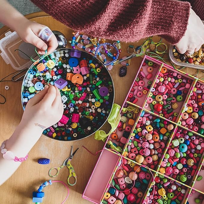 Stork Bird Rounded Safety Tip Embroidery Craft Stainless Steel Crane Scissors - Pink - 2 Pairs