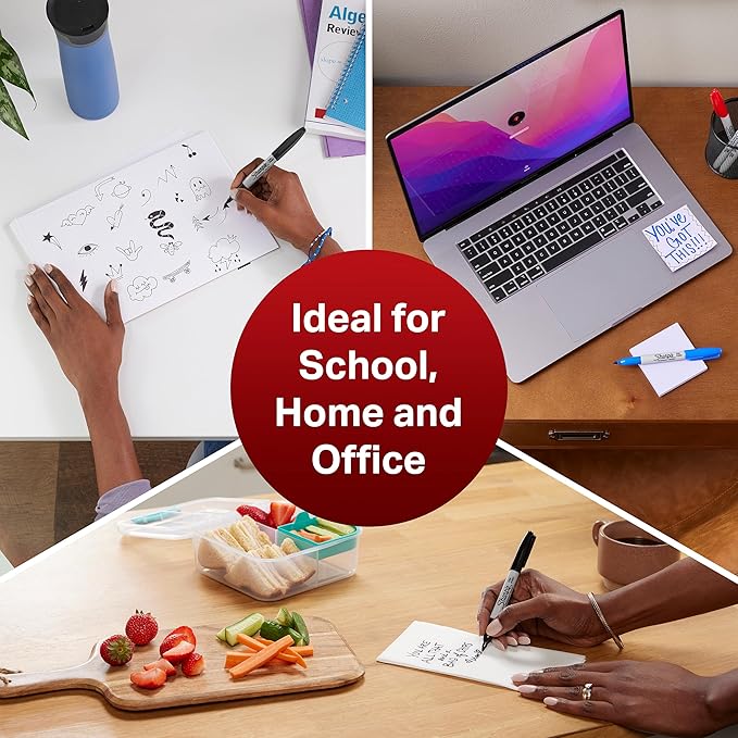 Sharpie Permanent Markers, Fine Point, Green,12 Count