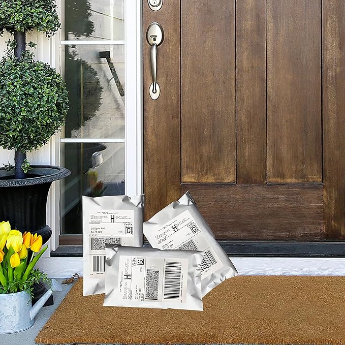 Colored Poly Mailers Pack of: Be creative with your packaging with Colored mailers (White, 6" x 9" pack of 200)