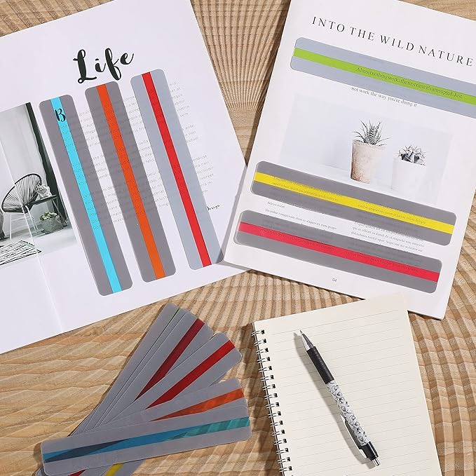 Mr. Pen- Guided Reading Strips, 18 Pack, Highlighter Strips, Bookmarks for Kids, Highlight Strips for Books, Reading Trackers for Kids, Highlighter Strips for Reading, Book Highlighter Strips