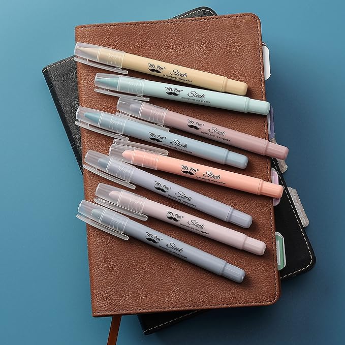 Mr. Pen- Gel Highlighter, 4 Pack, Bible Highlighters No Bleed, No Bleed Highlighters, Bible Highlighter, Bible Markers, Gel Highlighters for Bibles, Highlighter