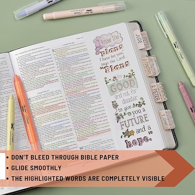 Mr. Pen- Gel Highlighter, 8 Pack, Pastel Colors, Bible Highlighters No Bleed, Assorted Colors, Pastel Quick Dry Highlighter, Bible Markers