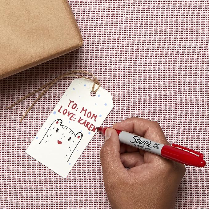 Sharpie Electro Pop Permanent Markers, Fine Tip Marker Set, Coloring Markers, Drawing Markers, Writing Markers, Assorted Colors Art Markers, 24 Count