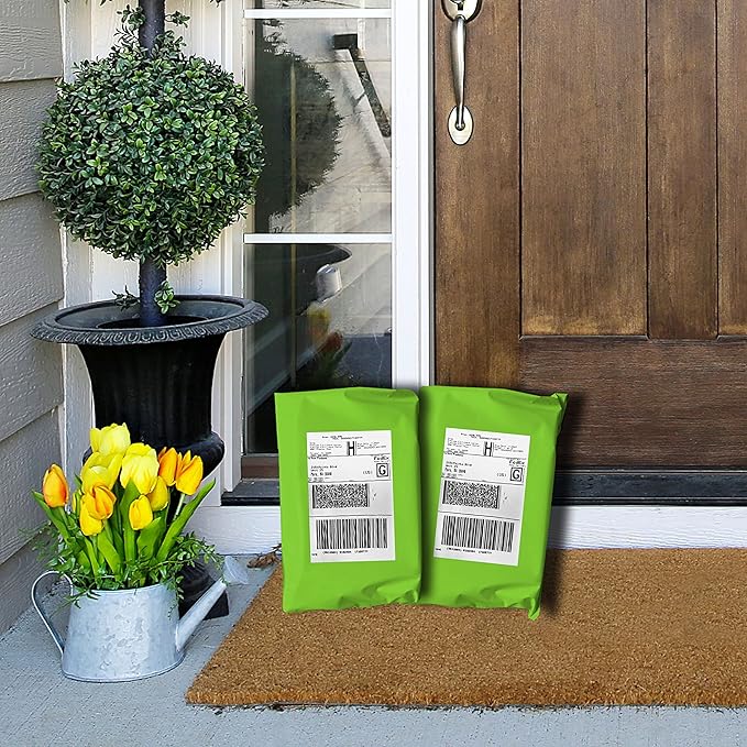 Colored Poly Mailers Pack of: (Green, 7.5" x 10.5" pack of 500) Be creative with your packaging with Colored mailers