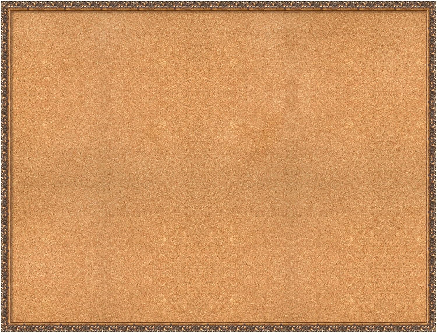 Amanti Art Natural Cork Board for Wall, 38x50 Vision Board with Bronze Frame, Oversize Corkboard Office Decor for Home Organization, Traditional Corkboard Pinboard to Display Items for Home