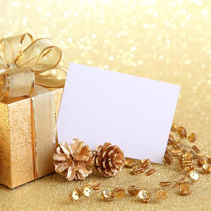 100 Sheets White Cardstock 4" x 6" Thick Paper - Blank Heavy Weight 350gsm Cover Stock paper for Invitations,Stationery Printing,Scrapbooking,Crafts,DIY Cards, Paper Crafting (4x6 Inches)