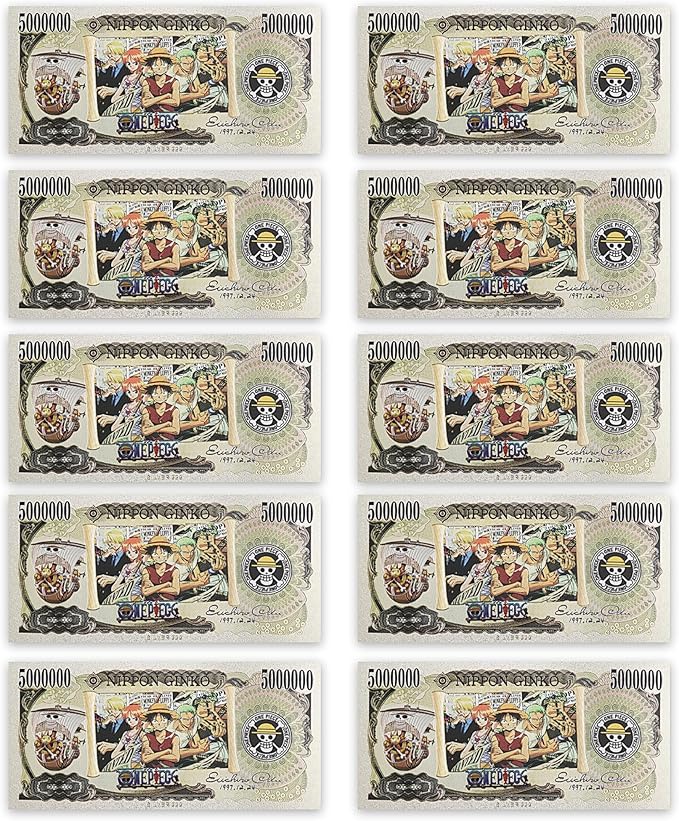 Silver Japanese Anime ONE Piece Edition Bookmarks, Collectibles, banknotes and Gifts.