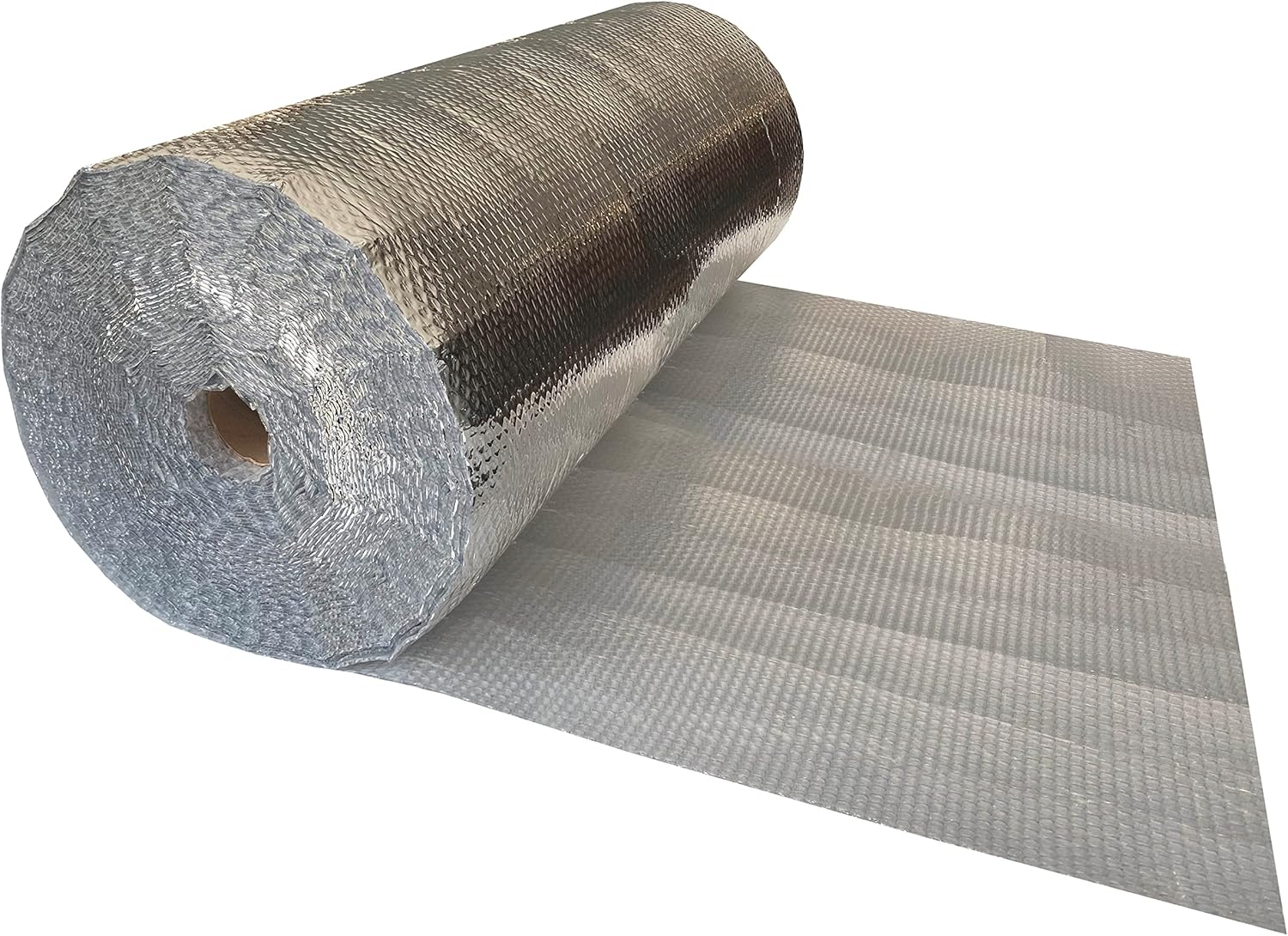 USA Reflective Insulation Bubble Roll, 48" Width x 125' Length, Bubble Pack, Colder Climates, One-Sided Thermal Bubble Roll, Radiant Barrier Bubble Wrap