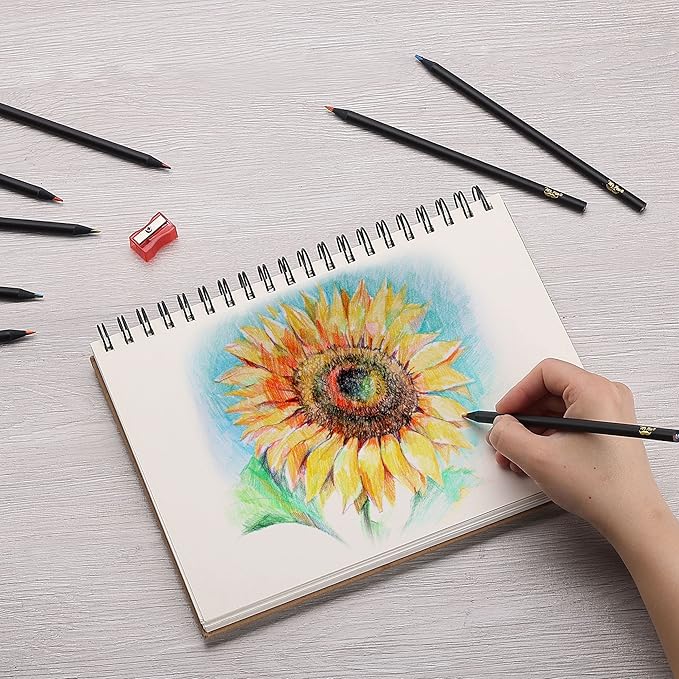 Mr. Pen- Rainbow Pencils, 12 Pack, 7 Color in 1 Rainbow Colored Pencil with Sharpener, Fun Pencils for Kids, Rainbow Pencils for Kids, Colored Pencils for Kids, Color Pencils for Kids