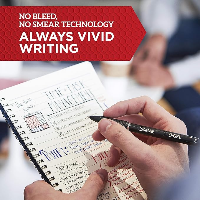 Sharpie S-Gel Refills, Blue Ink Gel Pen Refills, Medium Point (0.7mm), 6 Packs of 2ct, 12 Refills Total