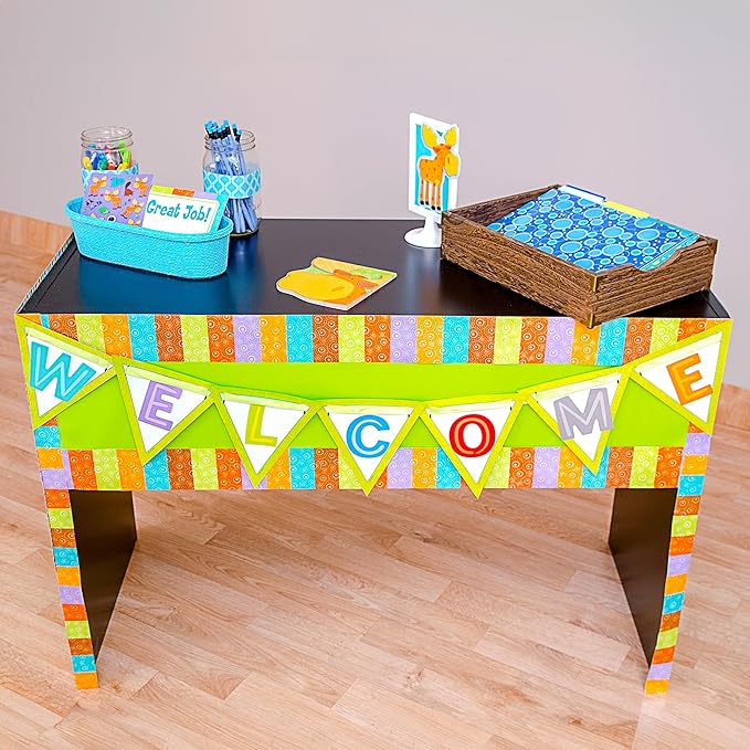 Carson Dellosa 76 pc Modern Decor Bulletin Board Letters Pack, Colorful Letters, Numbers, Symbols, and Punctuation Cutout