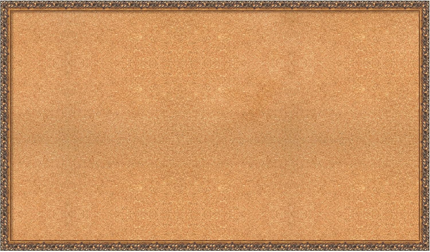 Amanti Art Natural Cork Board for Wall, 28x48 Vision Board with Bronze Frame, Oversize Corkboard Office Decor for Home Organization, Traditional Corkboard Pinboard to Display Items for Home