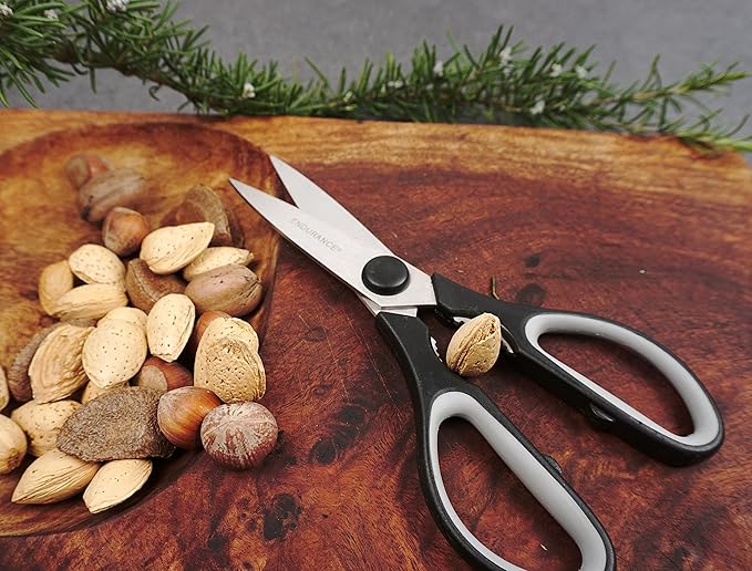 RSVP International Endurance Kitchen Collection Stainless Steel Scissors, 8.25x3.25"