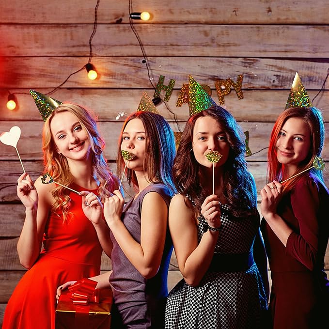 20 Sheetsgold glitter Iridescent cardstock Paper,Gold Foil Cardstock Paper8.5" x 11", Die Cut and Plotter Compatible - Perfect for Card Making, Invitations & Decorations ﻿