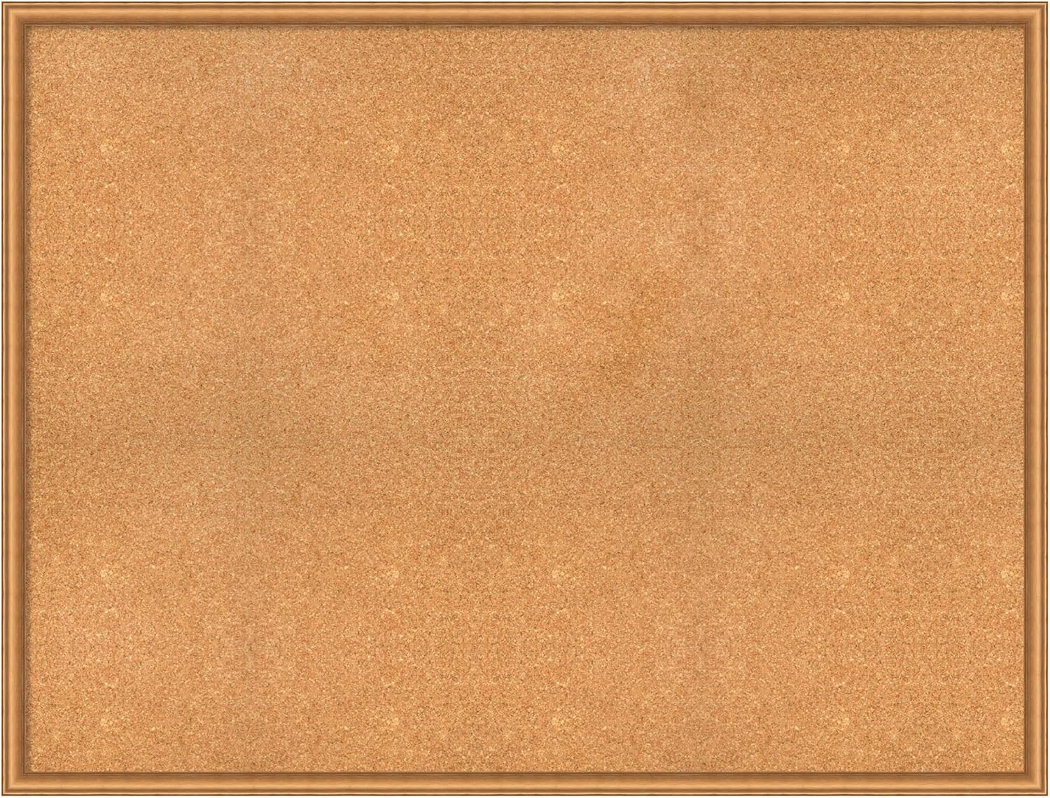Amanti Art Natural Cork Board for Wall, 38x50 Vision Board with Bronze Frame, Oversize Corkboard Office Decor for Home Organization, Casual Corkboard Pinboard to Display Items for Home Organization