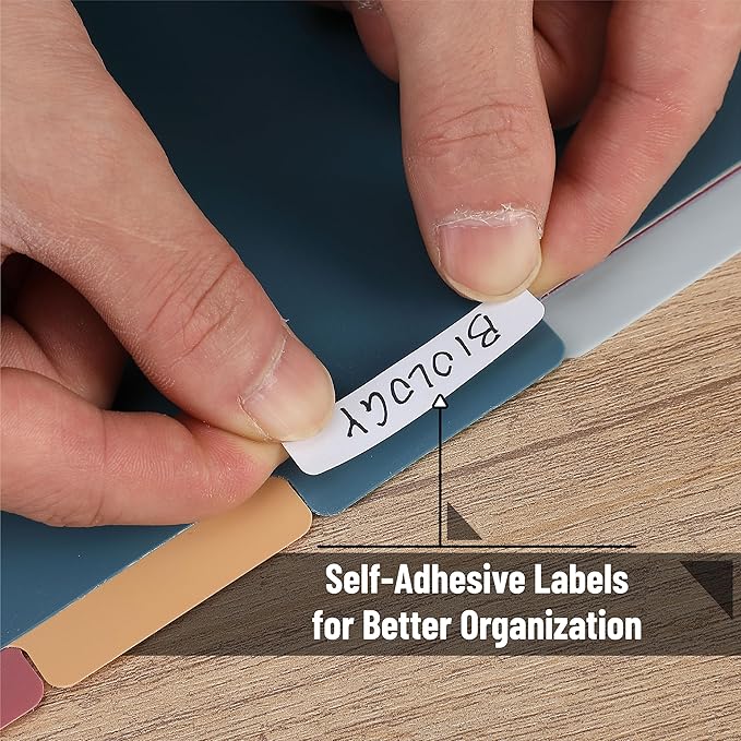 Mr. Pen- Binder Dividers, 6 Tab Dividers, Pack of 2 Sets (12 Dividers Total), Dividers, Plastic Dividers for 3 Ring Binder, Binder Dividers with Tabs, Binder Tabs, 3 Ring Binder Dividers