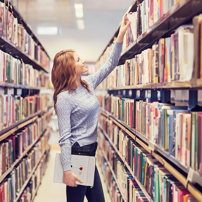 Dachshund Book Sleeve,Dachshund I Love You Book Sleeve Book Covers Book Protector Pouch with Zipper,Book Sleeve Gifts for Book Lovers Readers,Book Cover for Paperback 9.4x12.1 Inch