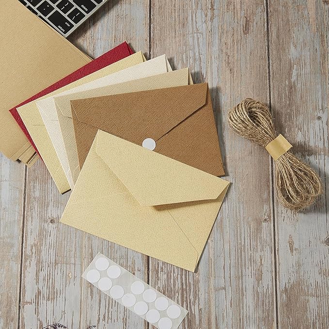 20 Pcs 4 x 6 Envelopes,A6 Envelopes, Card Envelopes, White Paper Envelopes, Invitation Envelopes, Postcard Envelopes(Yellow-20pcs)