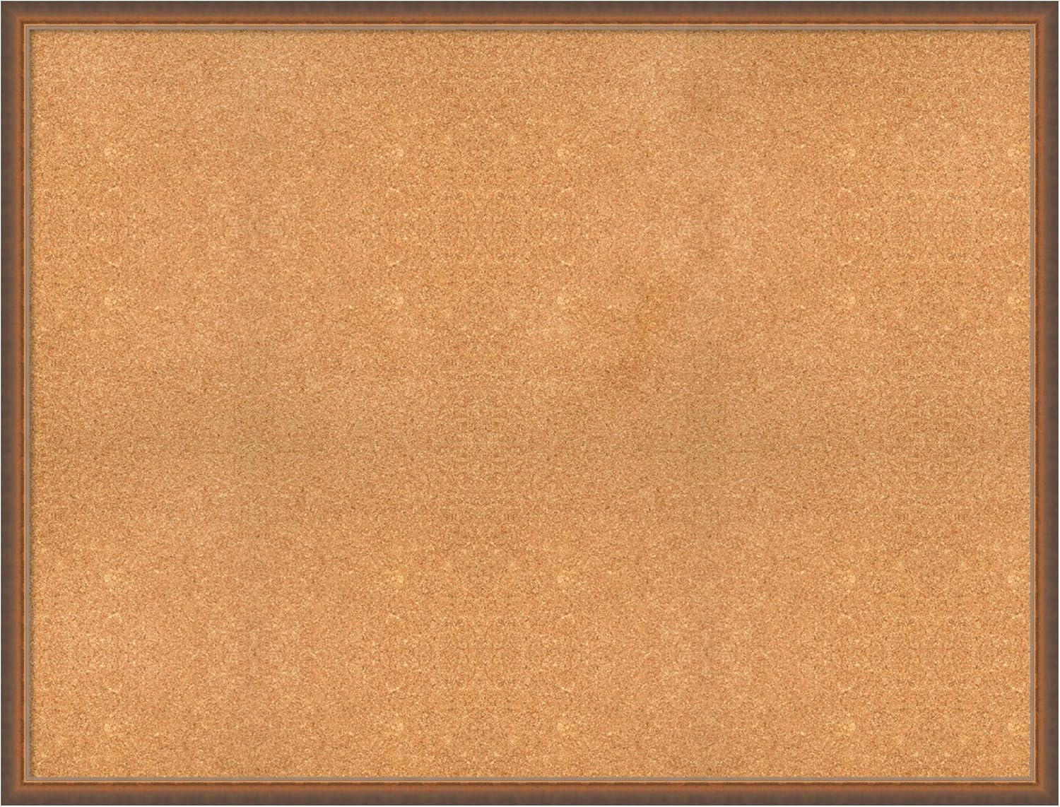 Amanti Art Natural Cork Board for Wall, 38x50 Vision Board with Bronze Frame, Oversize Corkboard Office Decor for Home Organization, Modern Corkboard Pinboard to Display Items for Home Organization