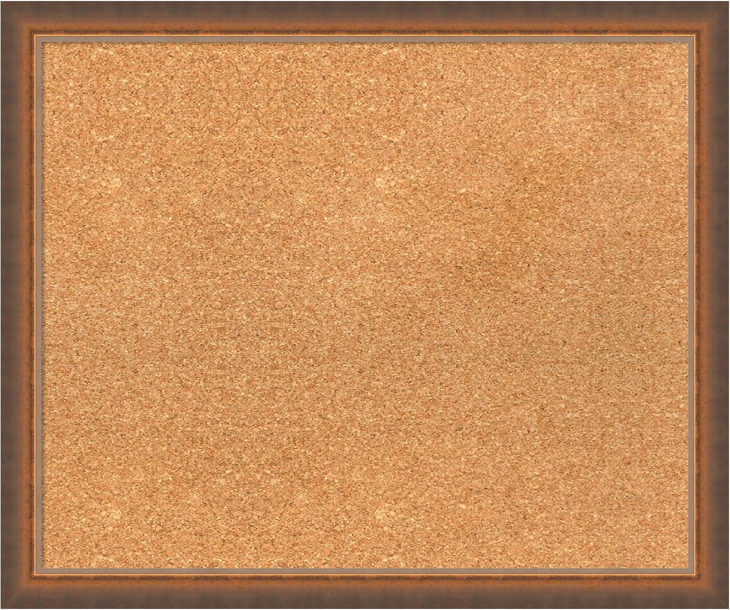 Amanti Art Natural Cork Board for Wall, 20x24 Vision Board with Bronze Frame, Medium Corkboard Office Decor for Home Organization, Modern Corkboard Pinboard to Display Items for Home Organization in