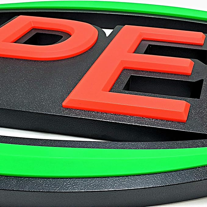 32'' X 17'' New Jumbo ULTRA BRIGHT LED Open Sign — Remote Controlled — Dynamic Light Modes — Enhance Your Business Presence [Red/Green]