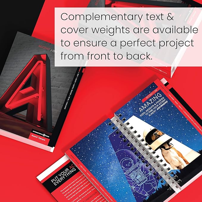 Accent Opaque White 8.5” x 11” Cardstock Paper, 100lb, 271gsm – 200 Sheets (1 Ream) – Premium Smooth Heavy Cardstock, Printer Paper for Invitations, Cards, Menus, Business Cards – 1188091R