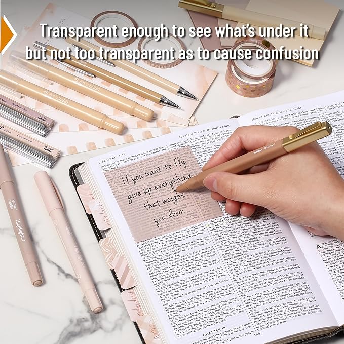 Mr. Pen- Bible Journaling Kit for Women, Golden Blush Color Theme, Bible Study Supplies Journaling Kit, Easter Gift