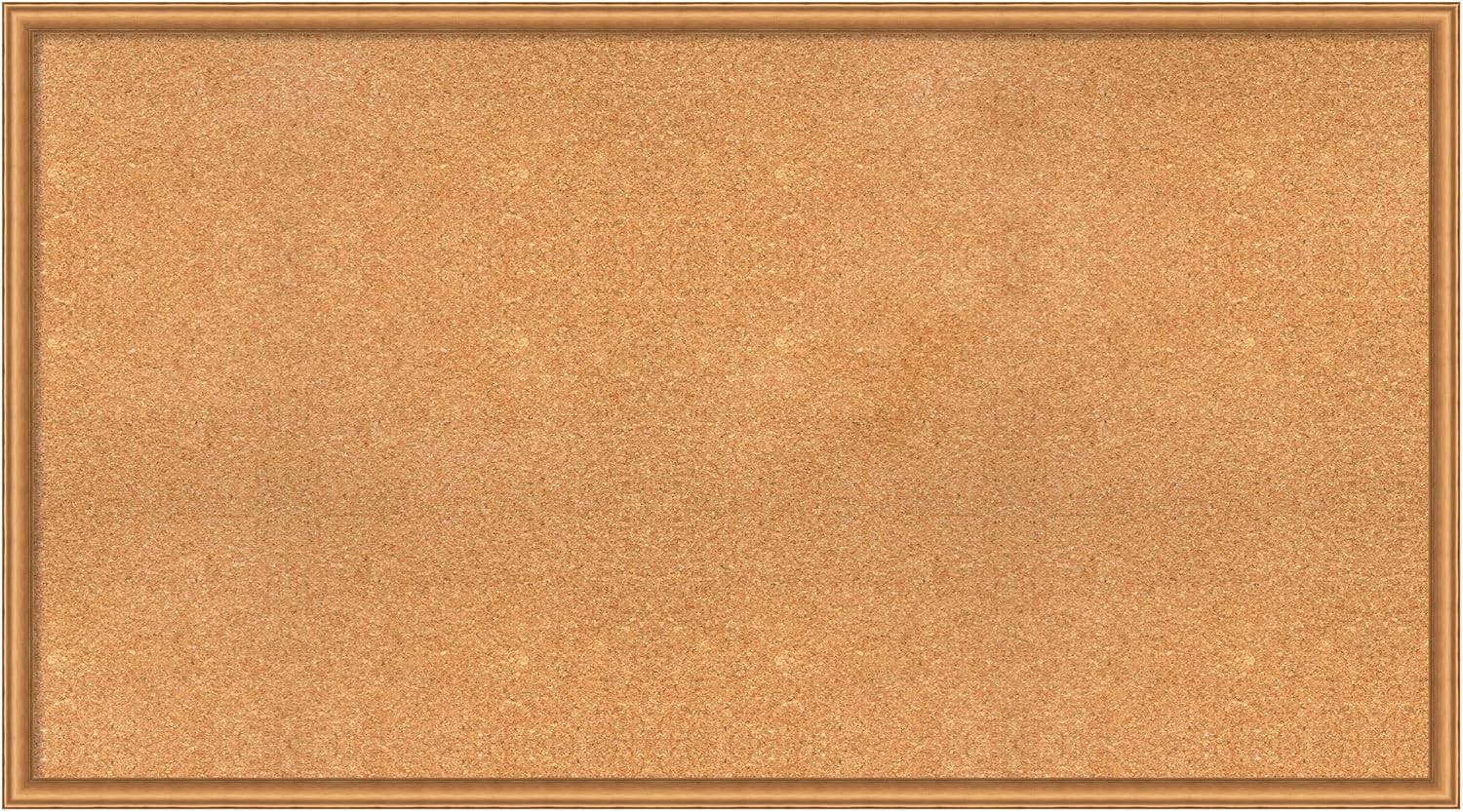 Amanti Art Natural Cork Board for Wall, 30x54 Vision Board with Bronze Frame, Oversize Corkboard Office Decor for Home Organization, Casual Corkboard Pinboard to Display Items for Home Organization