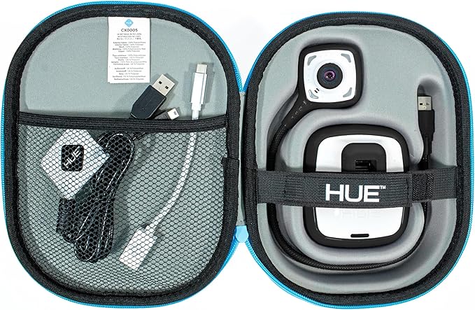HUE HD Pro Flexible USB Video and Document Camera/Visualiser (Black Camera with Black Carry Case)