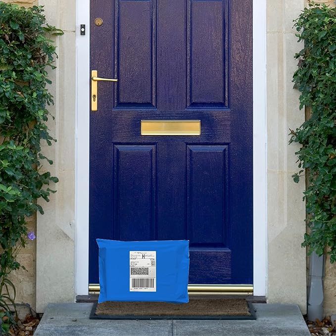 Colored Poly Mailers Pack of: Be creative with your packaging with Colored mailers (Blue, 14.5" x 19" pack of 500)