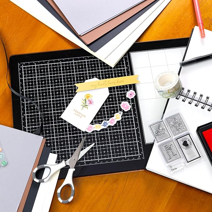 Cardstock 8.5 x 11 Paper Pack - 65lb Smooth Card Stock for Crafts, Cardmaking, Printers - 100 Scrapbook Sheets, 5 Assorted Colors - Double Sided with Solid Core, Neutral