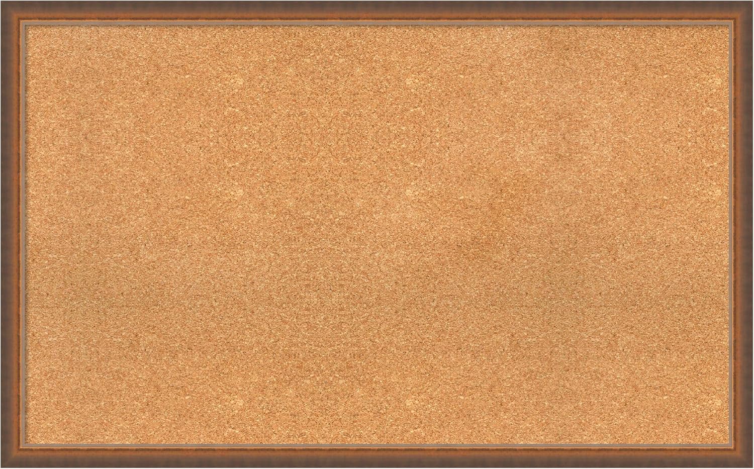 Amanti Art Natural Cork Board for Wall, 26x42 Vision Board with Bronze Frame, Large Corkboard Office Decor for Home Organization, Modern Corkboard Pinboard to Display Items for Home Organization in