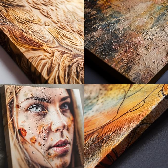 Premium Polyster Matte Canvas Roll, Quick Dry, Wide Format Inkjet Printer Compatible, Perfect for Fine Art, Photography, Giclée Printing, Archival Quality Prints. (24"x60' 290gsm Polyester)