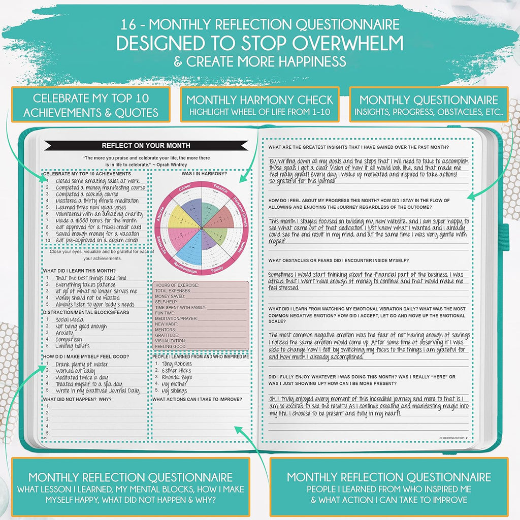 2025-2026 Planner Weekly and Monthly | 16-Month Life Planner to Increase Focus & Productivity | Reduce Overwhelm & Achieve Your Biggest Goals | Include Gift Box & Stickers | Sep 2025-Dec 2026