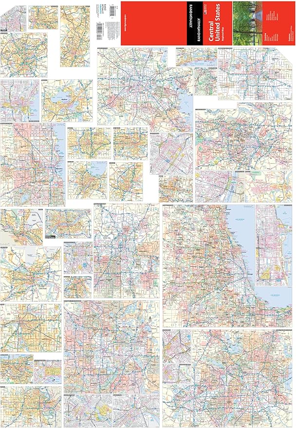 Rand McNally Easy to Read: Central United States Folded Map