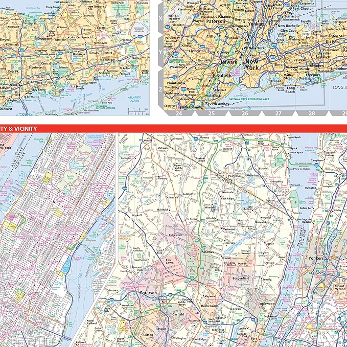 Rand McNally Easy to Read: New York State Map