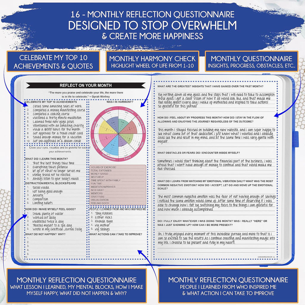 2025-2026 Planner Weekly and Monthly | 16-Month Life Planner to Increase Focus & Productivity | Reduce Overwhelm & Achieve Your Biggest Goals | Include Gift Box & Stickers | Sep 2025-Dec 2026