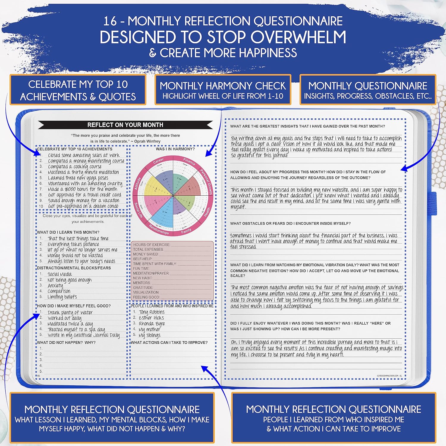 2025-2026 Planner Weekly and Monthly | 16-Month Life Planner to Increase Focus & Productivity | Reduce Overwhelm & Achieve Your Biggest Goals | Include Gift Box & Stickers | Sep 2025-Dec 2026