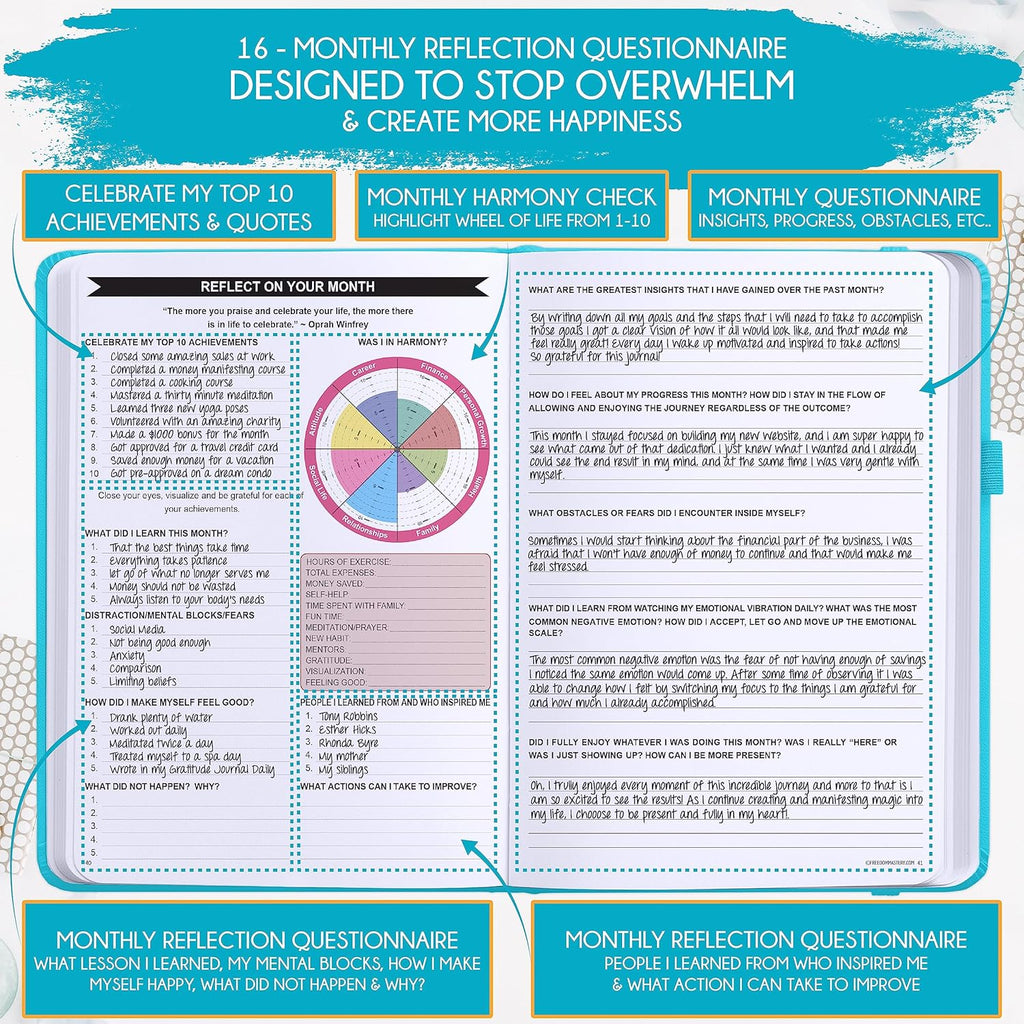 2025-2026 Planner Weekly and Monthly | 16-Month Life Planner to Increase Focus & Productivity | Reduce Overwhelm & Achieve Your Biggest Goals | Include Gift Box & Stickers | Sep 2025-Dec 2026