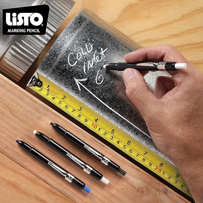 Listo 1620 - Box of 12 - ASSORTED COLORS - China Markers/Grease Pencils/China Marking/Pencils/Wax Pencils