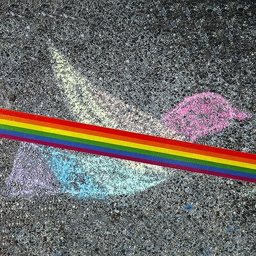 Duct Pride - Rainbow Tape | 1.88 in x 10 yds a Roll | Vibrant Bright Colors | Easy to Tear by Hand | Arts & Crafts | DIY Projects | Gay Progress Stripe Flag LGBTQ+ Parade Gift Decorations