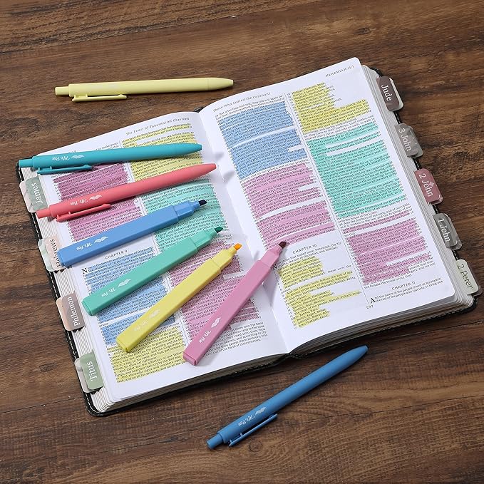 Mr. Pen- Aesthetic Highlighters and Gel Pens, 8 Pack, Assorted Color Highlighters, Assorted Color Gel Pens, Highlighter Pens, Cute Highlighters, Gel Pens